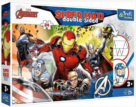 Puzzle 24 Super Maxi Silni Avengersi TREFL
