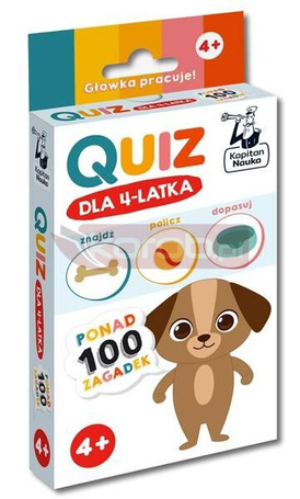 Kapitan Nauka. Quiz dla 4-latka