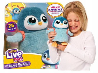 LITTLE LIVE PETS CHODZĄCY PINGWINEK zabawka interaktywna, wydaje dźwięki 26535