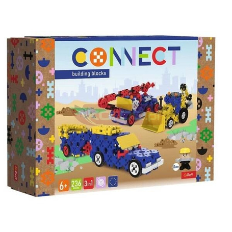 Klocki Connect - Pojazdy budowlane / SUV L TREFL