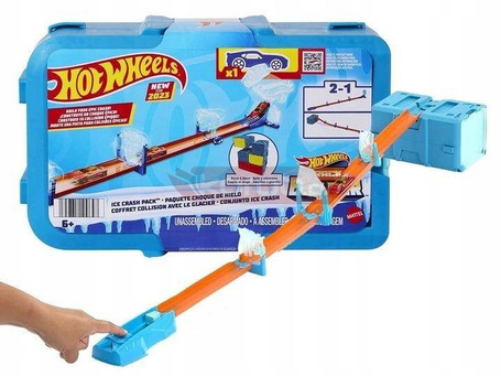 HOT WHEELS ZESTAW LODOWY TOR z autkiem HKX40
