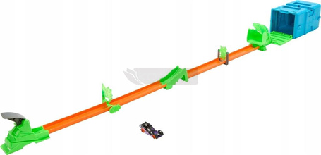 HOT WHEELS TRACK BUILER ZESTAW TORÓW Toksyczny skok zestaw z autkiem HKX47