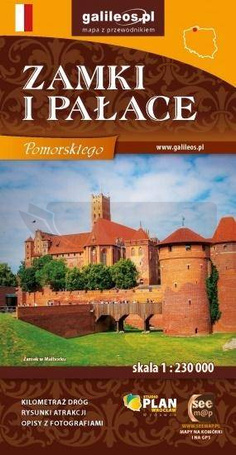 Zamki i pałace w. pomorskiego 1:230 000