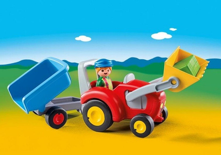 PLAYMOBIL 6964 Traktor z przyczepą