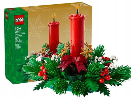LEGO OKOLICZNOŚCIOWE 40744 Świąteczna dekoracja stołu, zestaw +12 lat