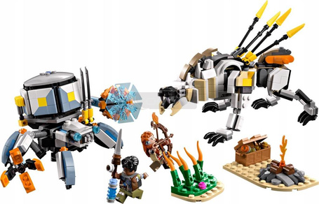 LEGO HORIZON 77037 ALOY I VARL KONTRA KRABOPŁAZ I PIŁOZĄB zestaw klocków +9