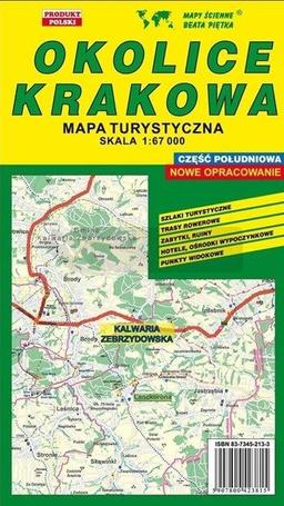 Okolice Krakowa Połud. 1:67 000 mapa turystyczna