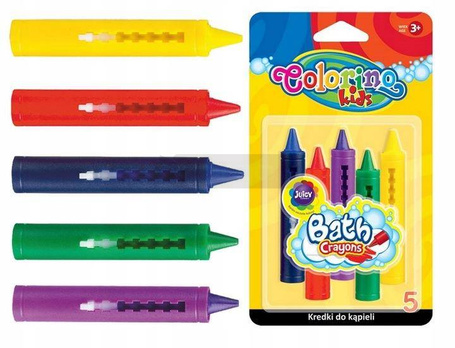COLORINO KREDKI DO KĄPIELI 5 KOL dla malucha +3 l 67300