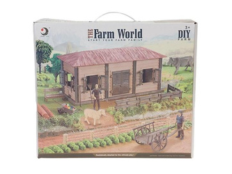 Farma z figurkami zwierząt