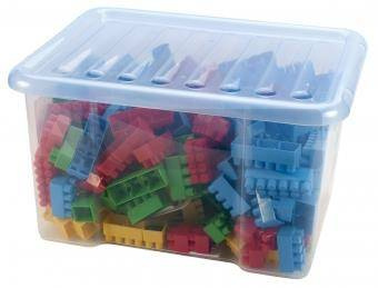 Klocki w pojemniku średnim