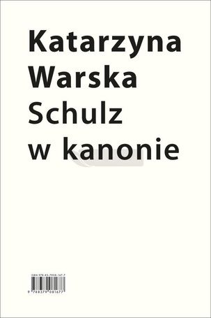 Schulz w kanonie. Recepcja szkolna w latach 1945..