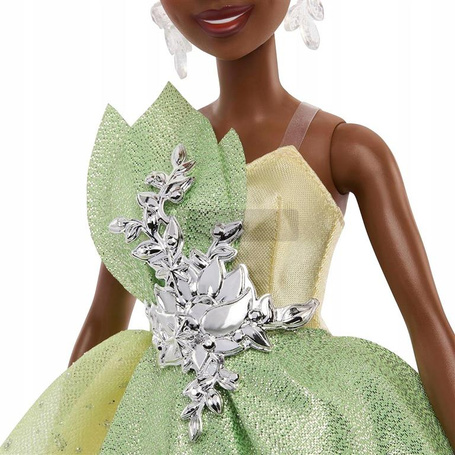 DISNEY LALKA KSIĘŻNICZKA TIANA w pięknej sukni, lalka kolekcjonerska deluxe HLX61