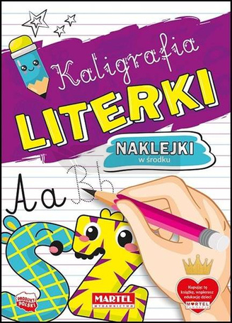 Kaligrafia. Literki z naklejkami