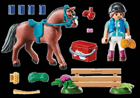 PLAYMOBIL Country 70294 Jeździec z koniem Farma