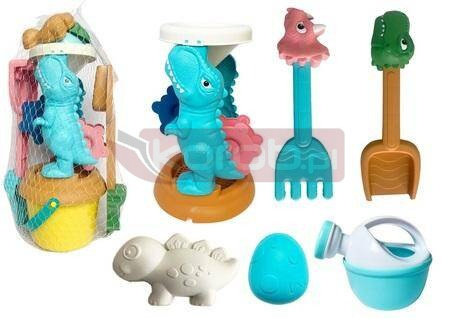 Zestaw zabawek do piasku dinozaury
