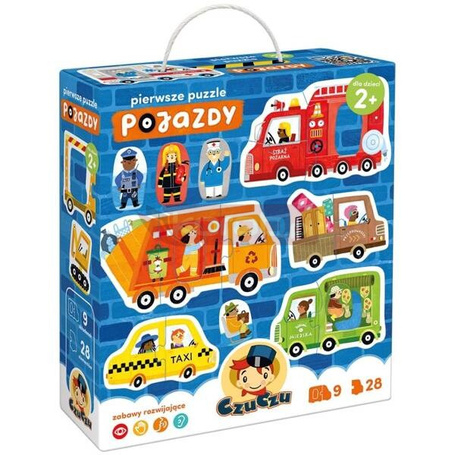 CzuCzu Pierwsze puzzle Pojazdy