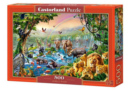 Puzzle 500 elementów Rzeka w dżungli