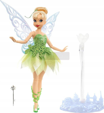 DISNEY LALKA TINKER BELL Dzwoneczek, lalka kolekcjonerska 100-lat Disneya HLX67