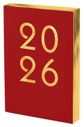 Kalendarz 2026 A5 Art DNS czerwony