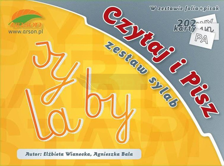 Zestaw sylab. Czytaj i pisz