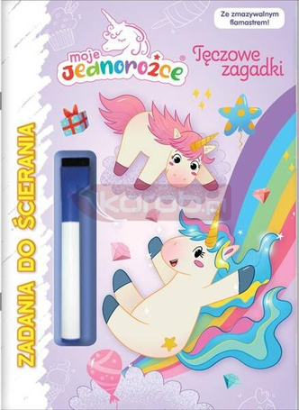 Moje Jednorożce. Zadania do ścierania cz.3