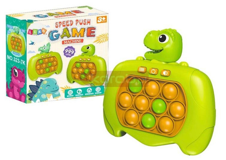 Konsola zręcznościowa Pop It zielona Dinozaury