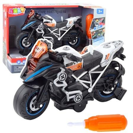Motor wyścigowy do skręcania czarny