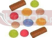 Ścieżka sensoryczna pastelowa 11szt