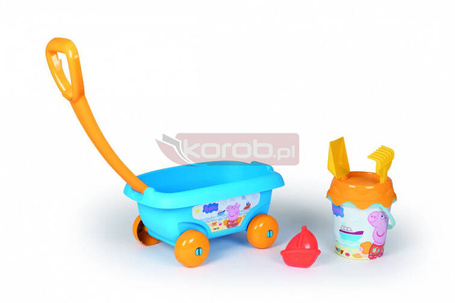 Wózek z akcesoriami do piasku Świnka Peppa