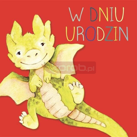 Karnet kwadrat CL4216_PO Urodziny Smok
