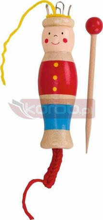 Drewniany instrument do wyplatania