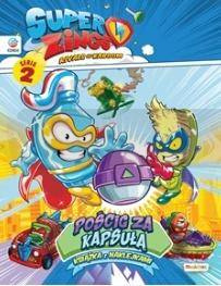 Super Zings Książka z naklejkami + figurka