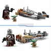 KLOCKI LEGO STAR WARS 75436 Śmigacz Mandalorianina i Grogu, zestaw klocków