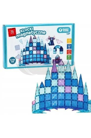 Klocki magnetyczne 75el