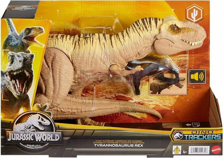 JURASSIC WORLD DINOZAUR TYRANOZAUR polowanie na T-Rexa 48cm HNT62