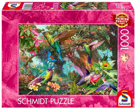 Puzzle PQ 1000 Kolorowe kolibry G3