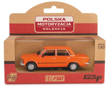 Fiat 125p MR pomarańczowy