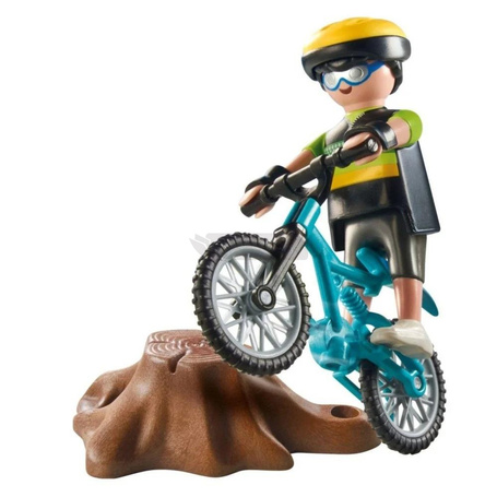 PLAYMOBIL 71756 Rowerzysta górski, zestaw dla dzieci +4 lata