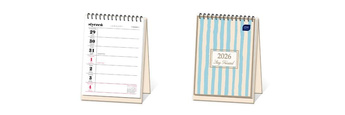 Kalendarz 2026 biurkowy tygodniowy Paski