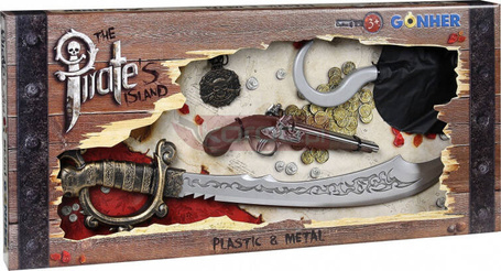 Zestaw pirata z maczetą (Gonher)