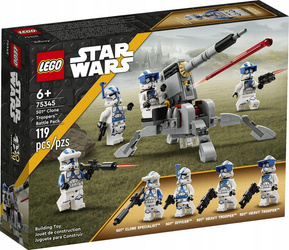 LEGO STAR WARS 75345 ŻOŁNIERZE KLONY Z 501 LEGIONU zestaw klocków +6 lat