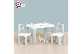 Stół dziecięcy biały z dwoma krzesełkami