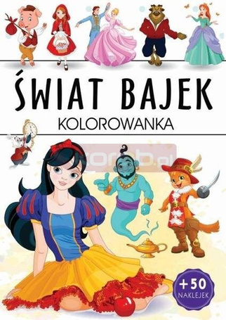 Świat bajek. Kolorowanka