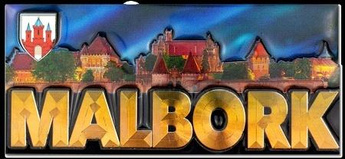 Magnes I love Poland Malbork ILP-MAG-C-MAL-07