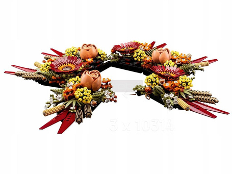 LEGO ICONS 10314 STROIK Z SZUSZONYCH KWIATÓW