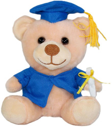 Maskotka Miś absolwent 15cm