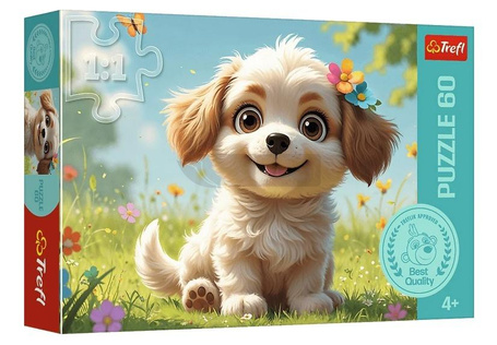 Puzzle 60 Szczeniaczkiem być! TREFL