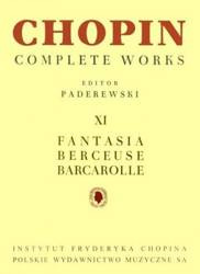 Chopin Complete Works XI Fantazja. Berceuse...