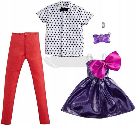 Lalka Barbie Ubranka 2-pak GRC97