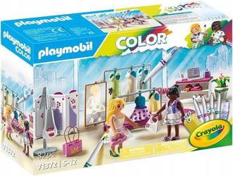 PLAYMOBIL COLOR CRAYOLA 71372 BUTIK Z ODZIEŻĄ